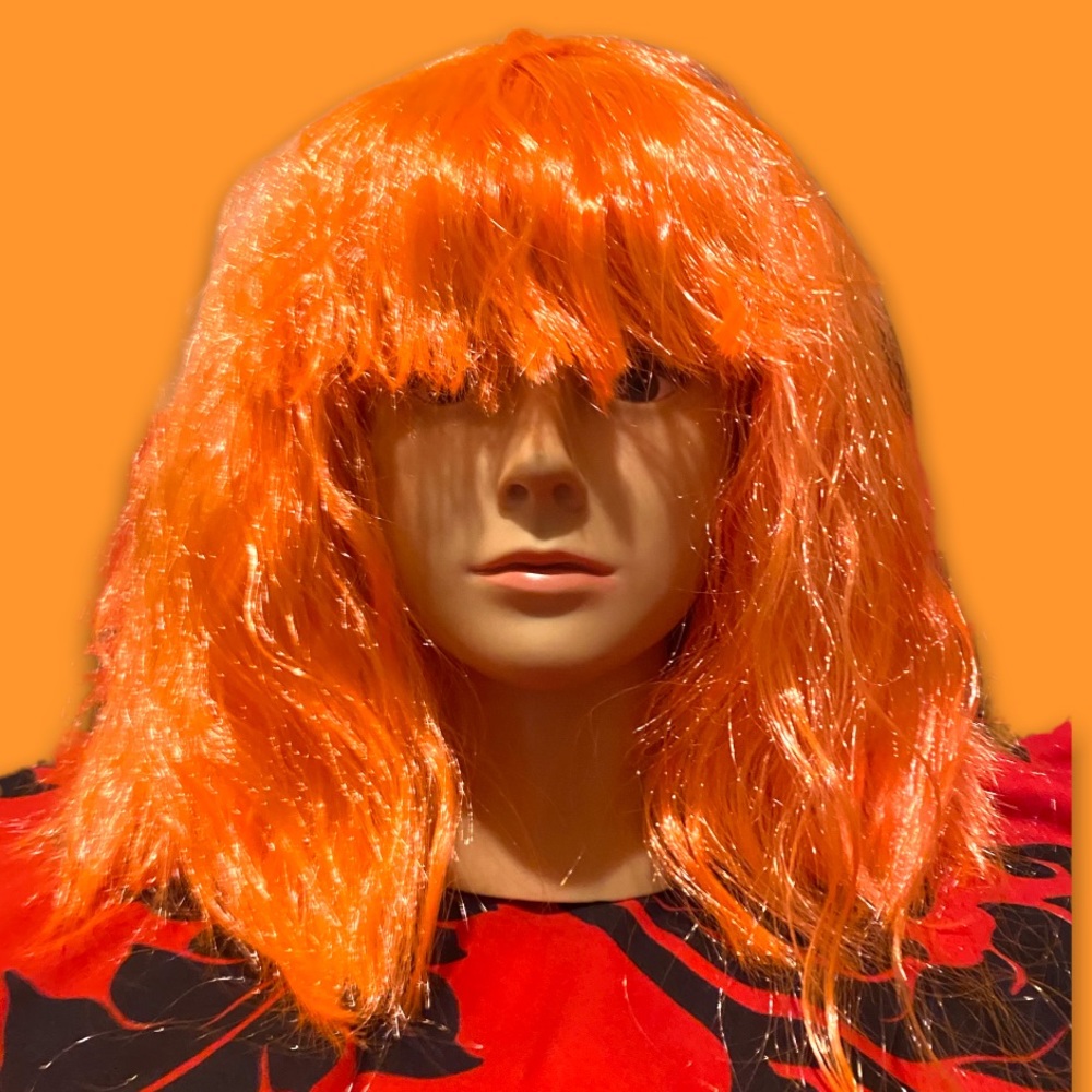 Stellar orange wig